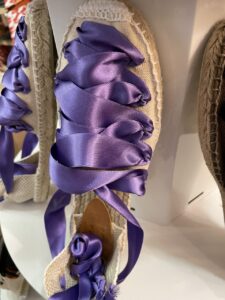 Purple Ribbon Espadrille Barcelona 