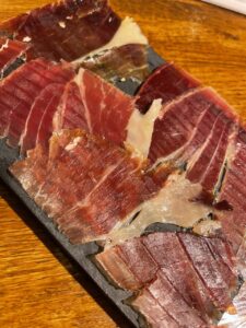 Iberian Jamon Tasting Plate for Two In Madrid food tour