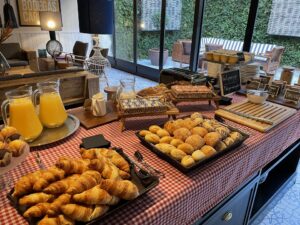 Buffet breakfast at Praktik Vinoteca Hotel Barcelona