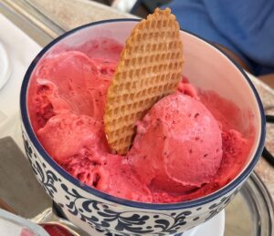 Gelato at Nico's Gelato in Venice Italy Dorsoduro neighborhood