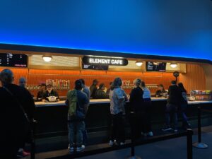 Element Cafe at the Sphere serving food and drink