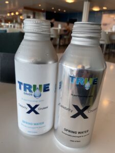 Celebrity Cruise Line Bottled Water in Aluminum Cans 2021