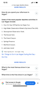 List of Las Vegas daytime activities