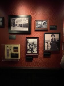 Displays continue in the speakeasy bar at the Mob Museum Las Vegas
