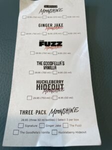 Mob Museum Moonshine Varieties to Buy