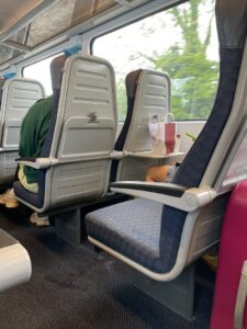 Train to Southampton Seats on board