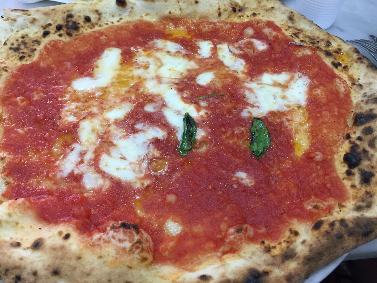 Margherita Pizza lAntica da Michele Naples