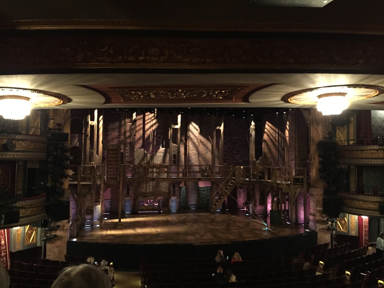 One ticket to Hamilton orchestra view of stage