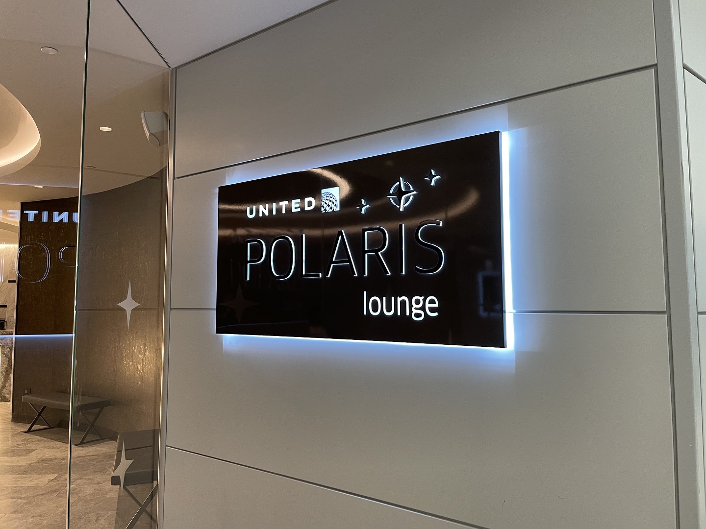 United Polaris Lounge at Newark Airport